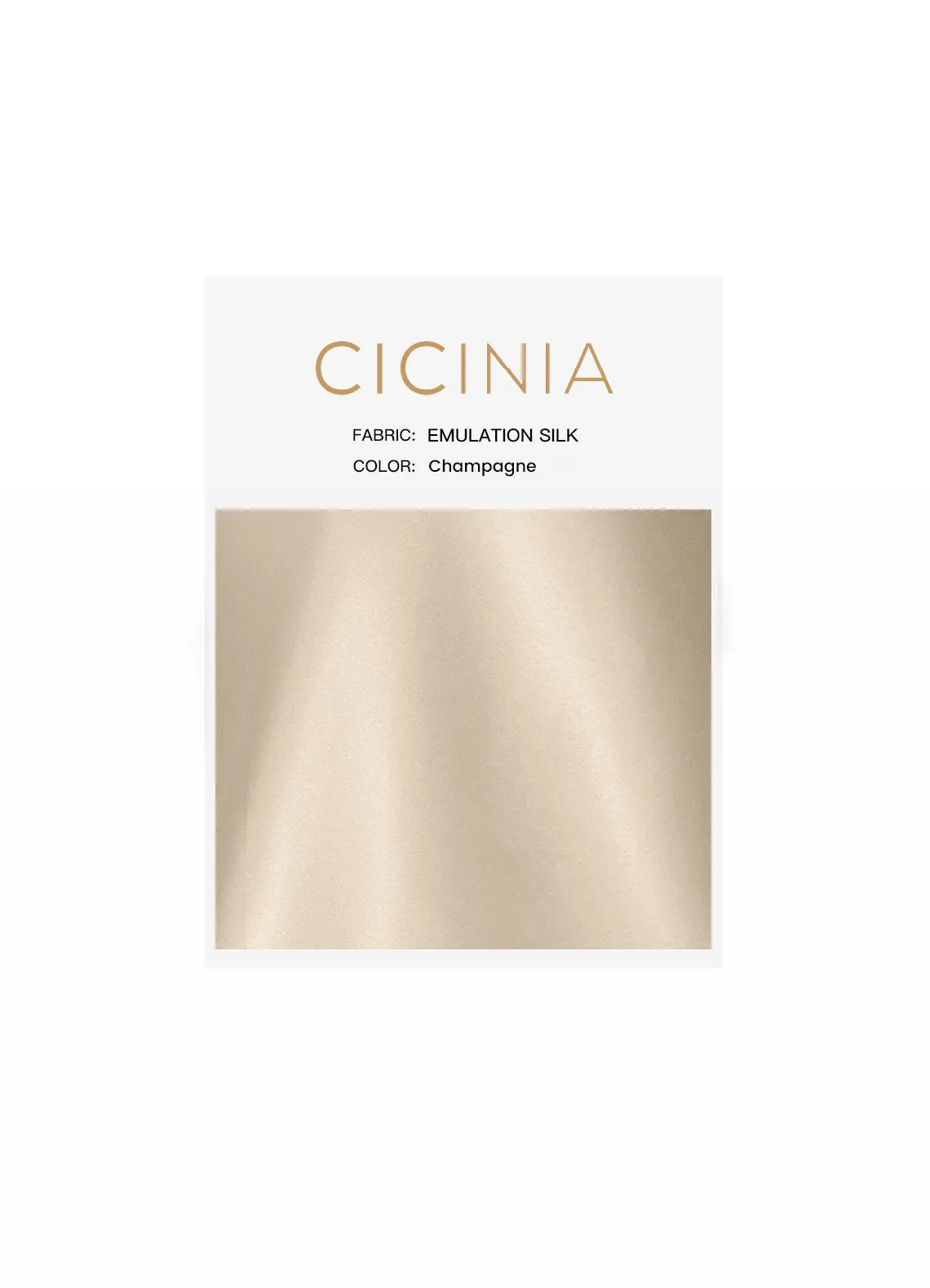 Cicinia Soft Satin/Emulation Silk Swatches UK