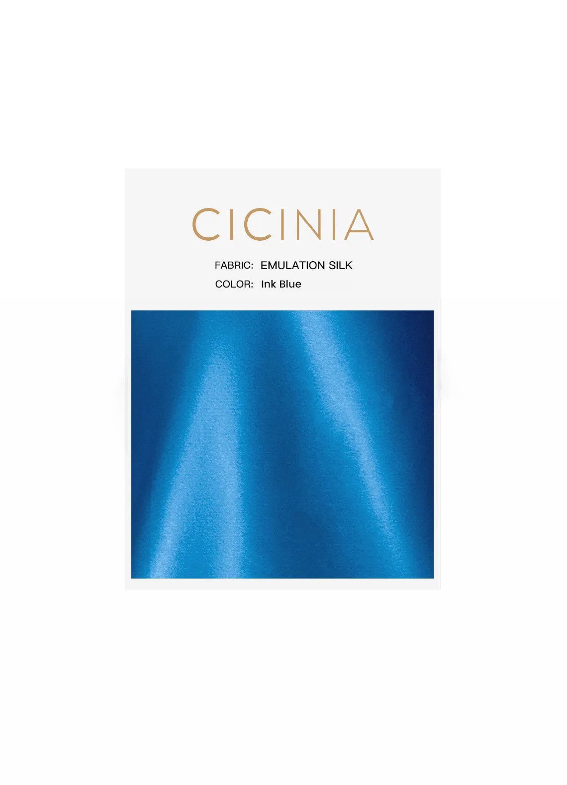 Cicinia Soft Satin/Emulation Silk Swatches UK