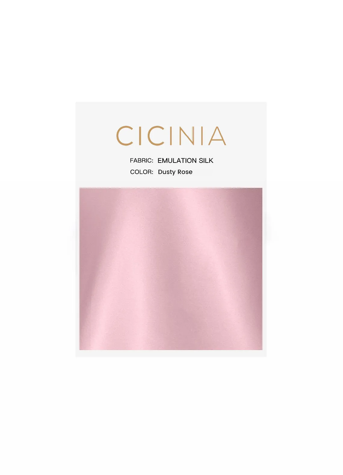 Cicinia Soft Satin/Emulation Silk Swatches UK