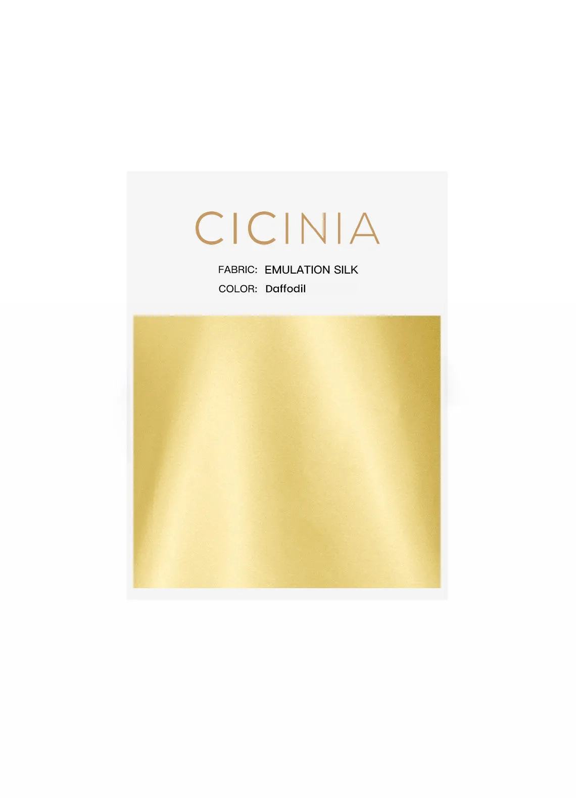 Cicinia Soft Satin/Emulation Silk Swatches UK