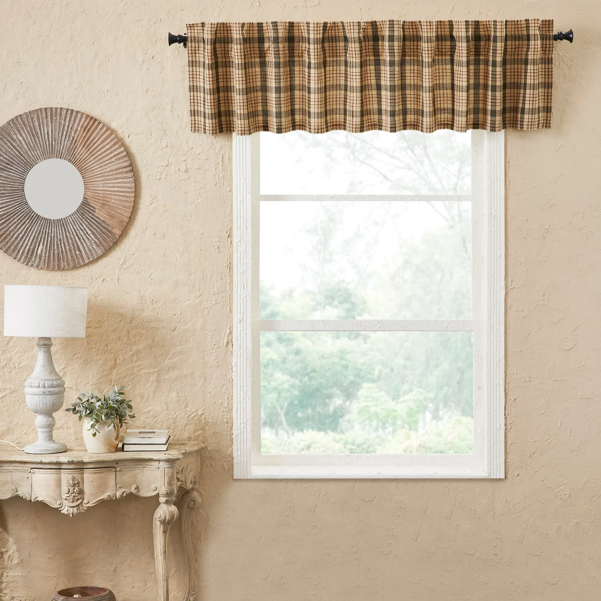 Cider Mill Plaid Valance