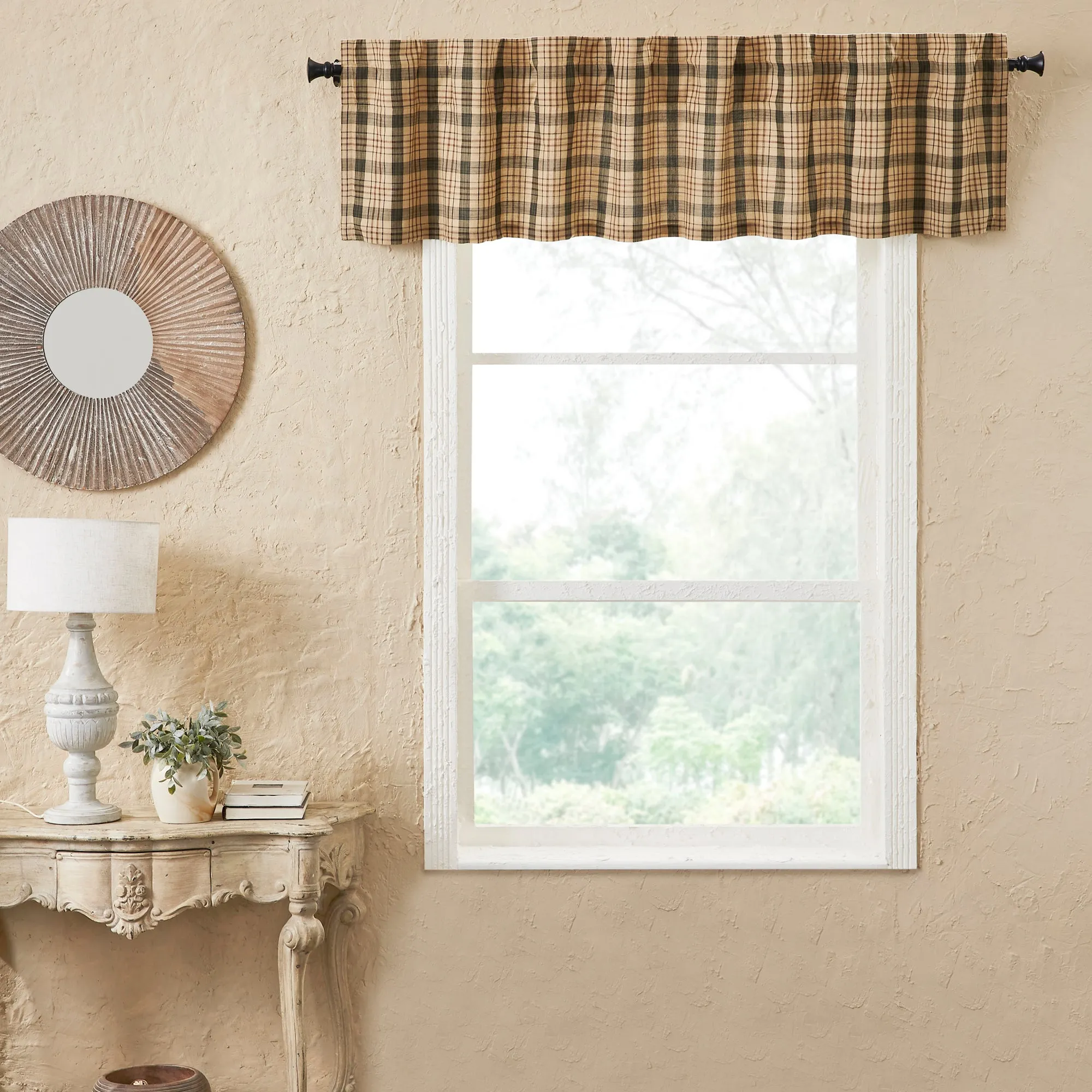 Cider Mill Plaid Valance