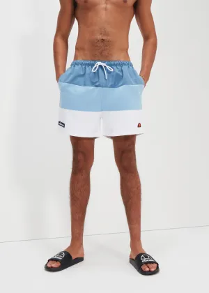 Cielo swim shorts - dark blue light blue white