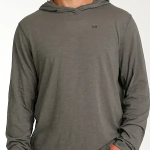 Cinch Men's Solid Grey Arenaflex Performance Hoodie