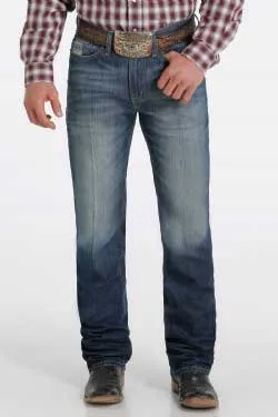 Cinch Silver Label - Men's Slim Fit Denim Jeans - Medium Stonewash