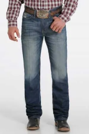 Cinch Silver Label - Men's Slim Fit Denim Jeans - Medium Stonewash