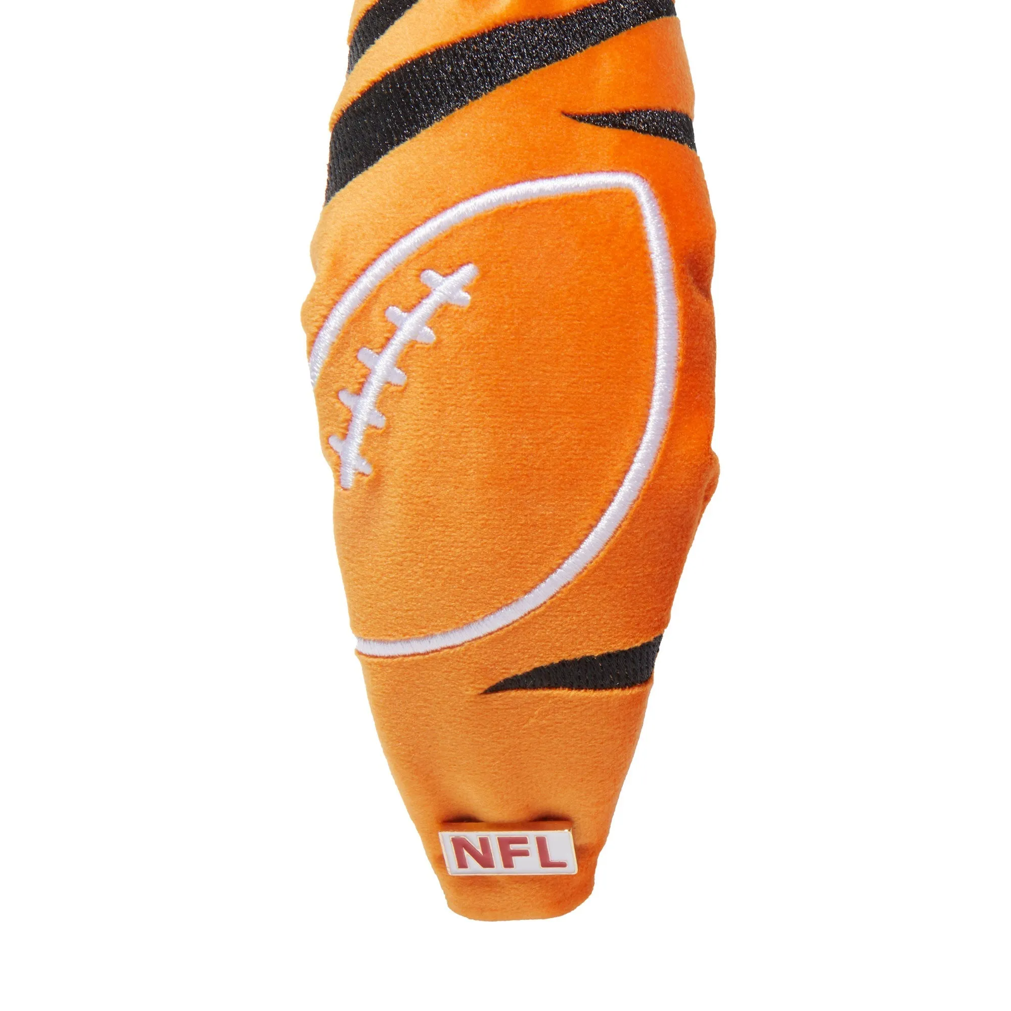 CINCINNATI BENGALS LELE SADOUGHI X NFL ORANGE EMBROIDERED KNOTTED HEADBAND