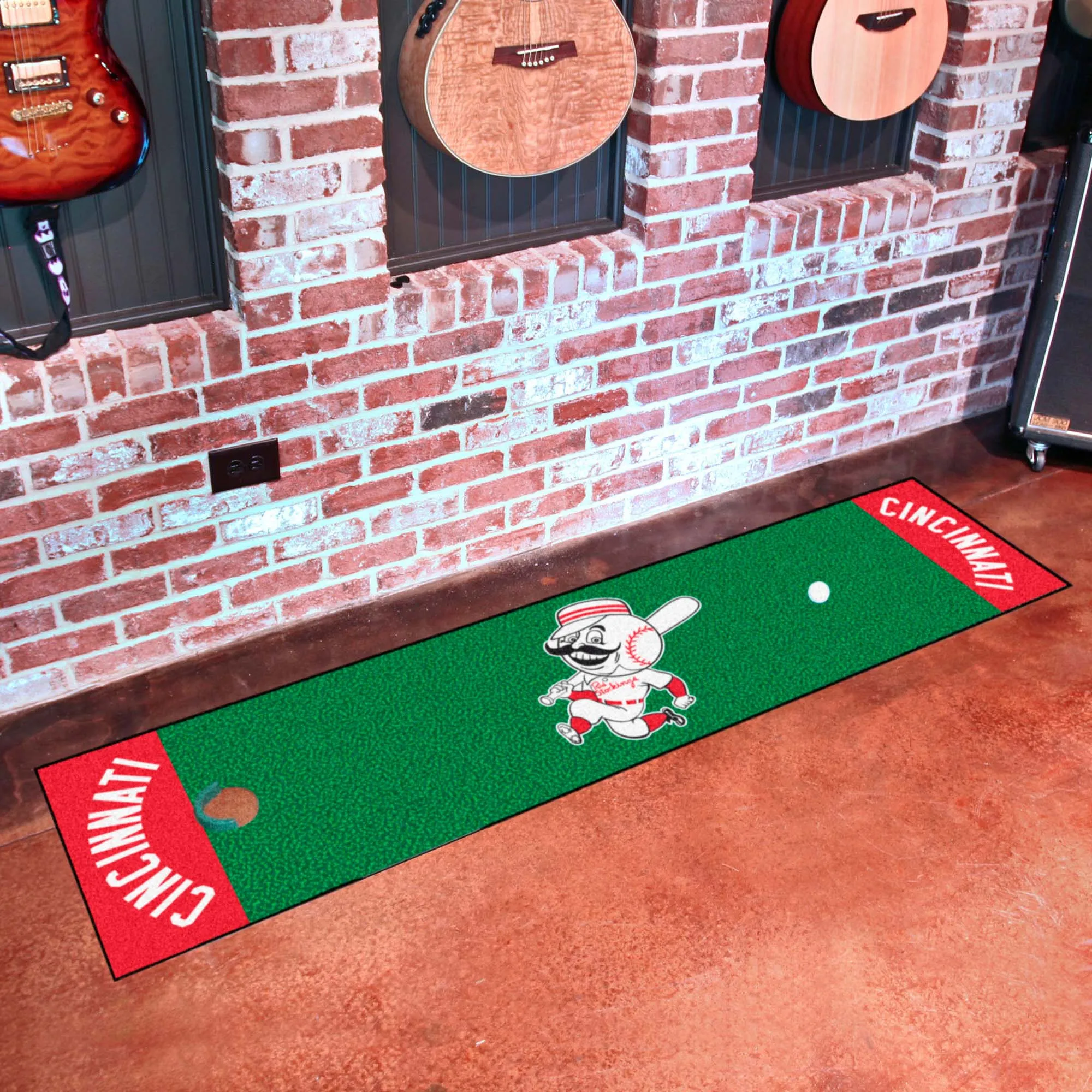 Cincinnati Reds Putting Green Mat - 1.5ft. x 6ft.1967