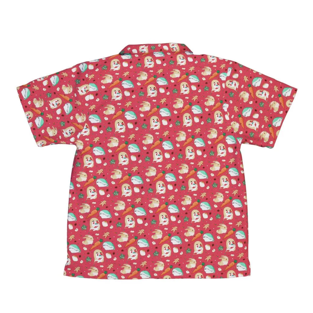 Cinnamon Anime Bunnies Youth Hawaiian Shirt