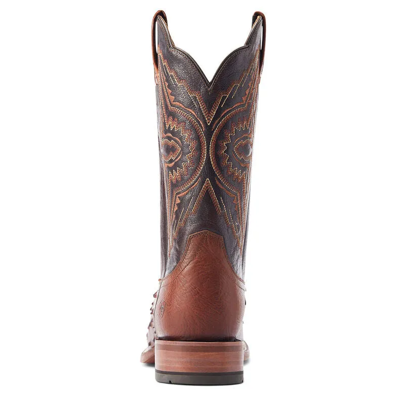 Cinnamon Full Quill Ostrich Boots