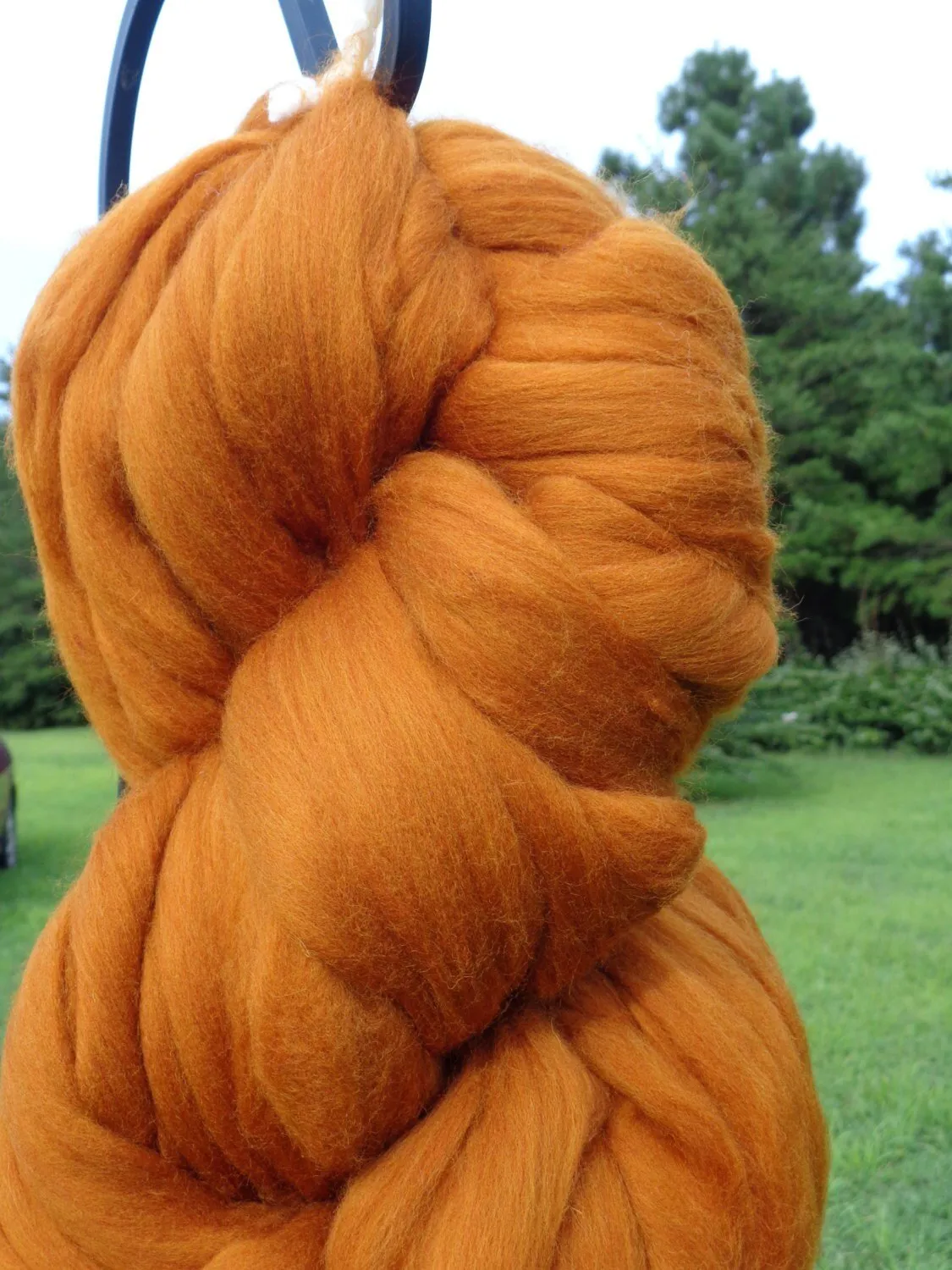 Cinnamon Spice Merino Wool Roving