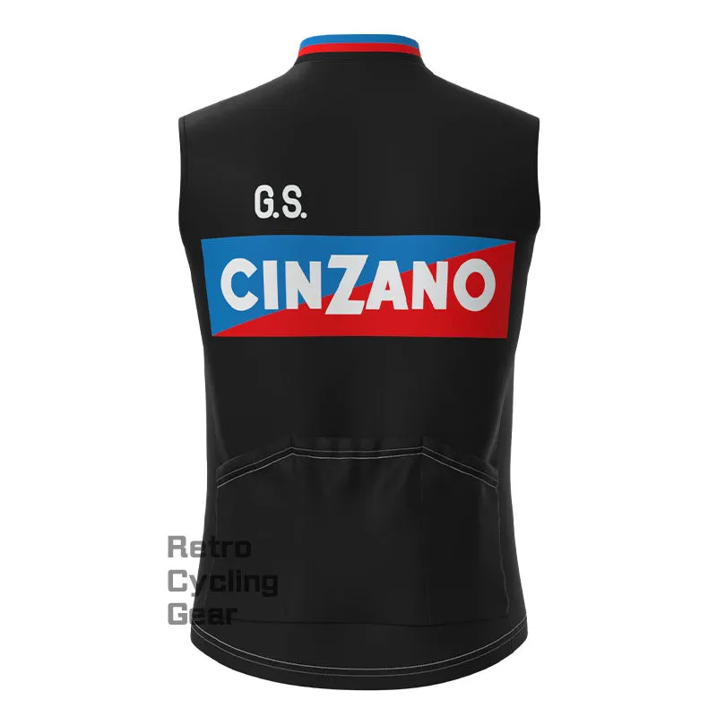 CINZANO Fleece Retro Cycling Vest