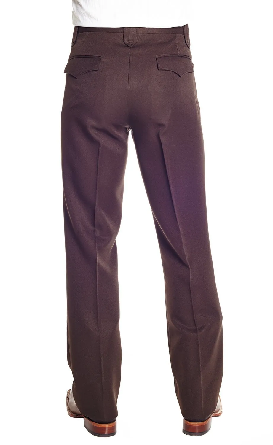 Circle S Mens Brown Polyester Ranch Dress Pants 50