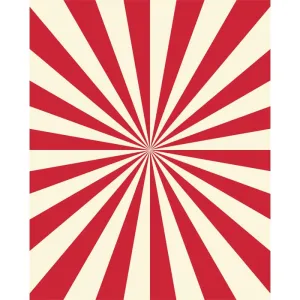 Circus Stripes Printed Backdrop