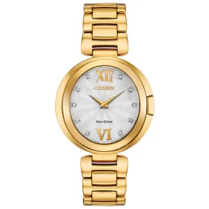 Citizen Capella Oval Gold Tone Watch EX1512-53A