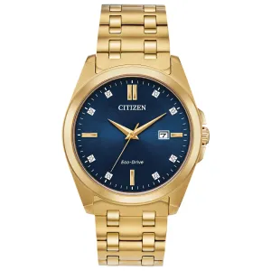 Citizen Eco Drive Corso Peyton Gold Tone Watch BM7103-51L