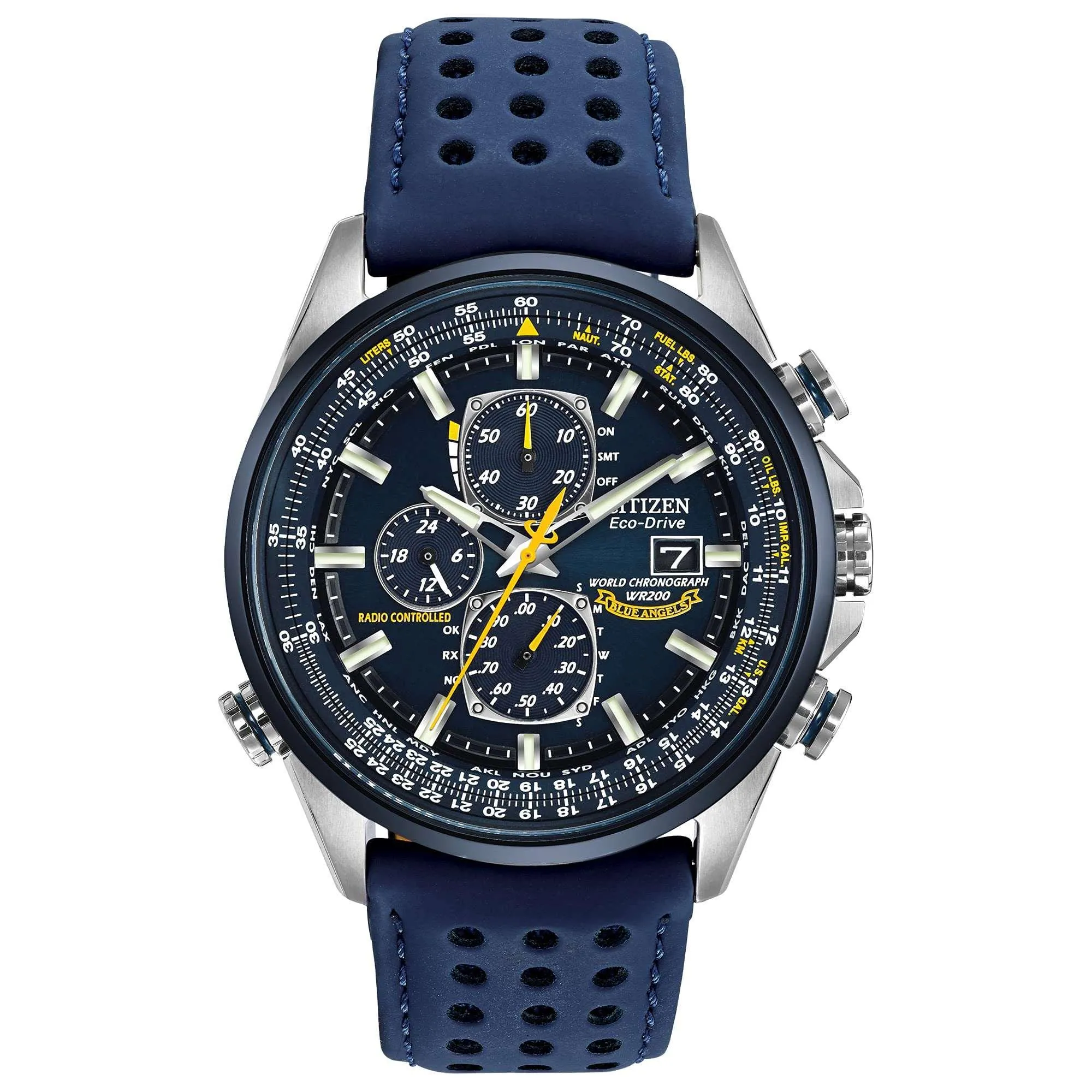 Citizen Eco-Drive World Chronograph A-T Men's Watch Phil and Gazelle