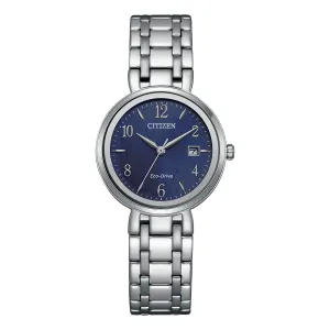 Citizen Women's Dress Eco-Drive Blue Dial Watch EW2690-81L