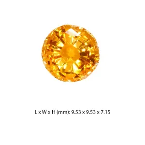 Citrine Gemstone Round Cut