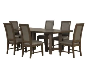 Cityscape - Rectangle Dining Table - Dark Brown