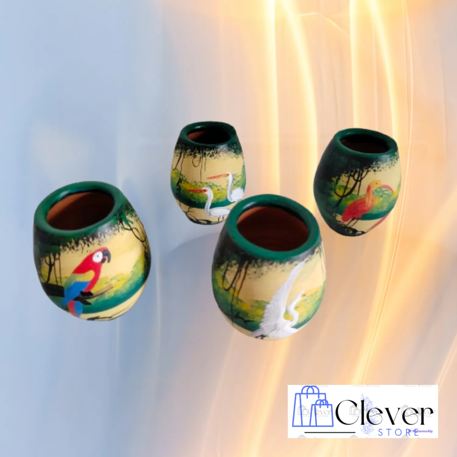 CJ. mini vasos em cerâmica marajoara. Condições especiais pra Belém e região. contato: zap 91984627219.