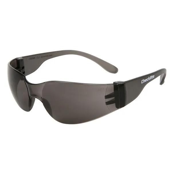 CL212 MCR Safety Checklite CL2 Series Safety Glasses, Gray Lens