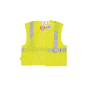 CL2MLPFRX4 MCR Class 2,Tear-Away,Polyester Mesh Safety Vest