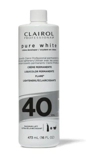 CLAIROL PURE WHITE CREMEM DEVELOPER  16 oz