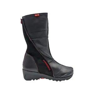 Clamp Inara Mid Wedge Boot (Women) - Black/Red