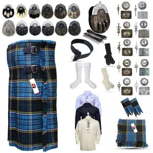 Clan Anderson Tartan Kilt Outfit - Scottish Heritage Wear