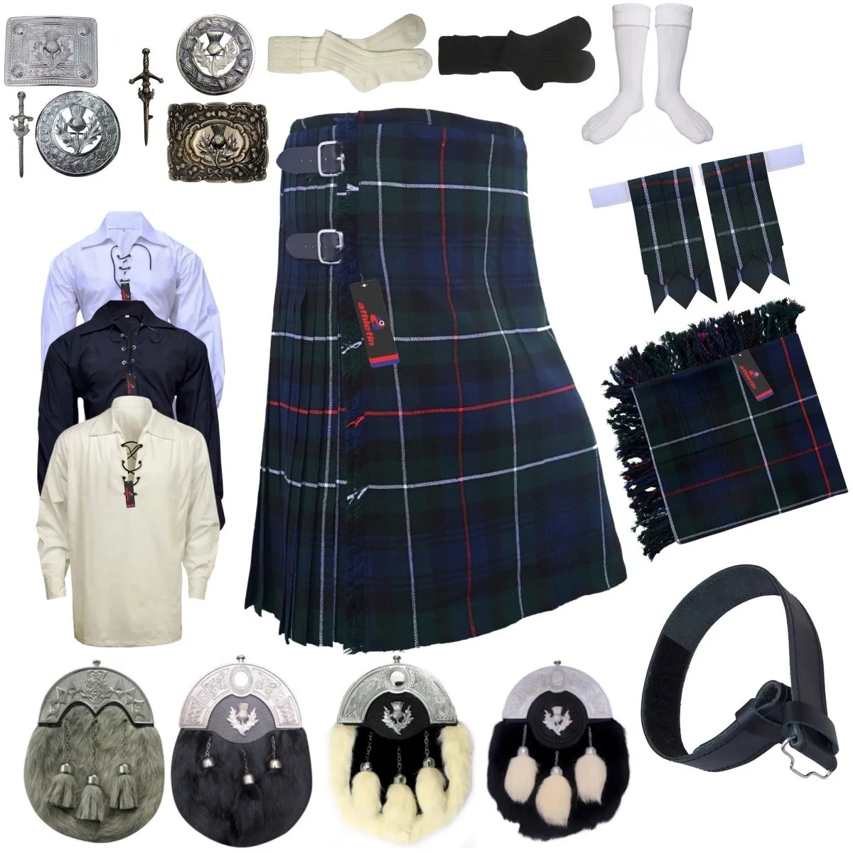 Clan Duncan Tartan Kilt Outfit - Timeless Scottish Elegance