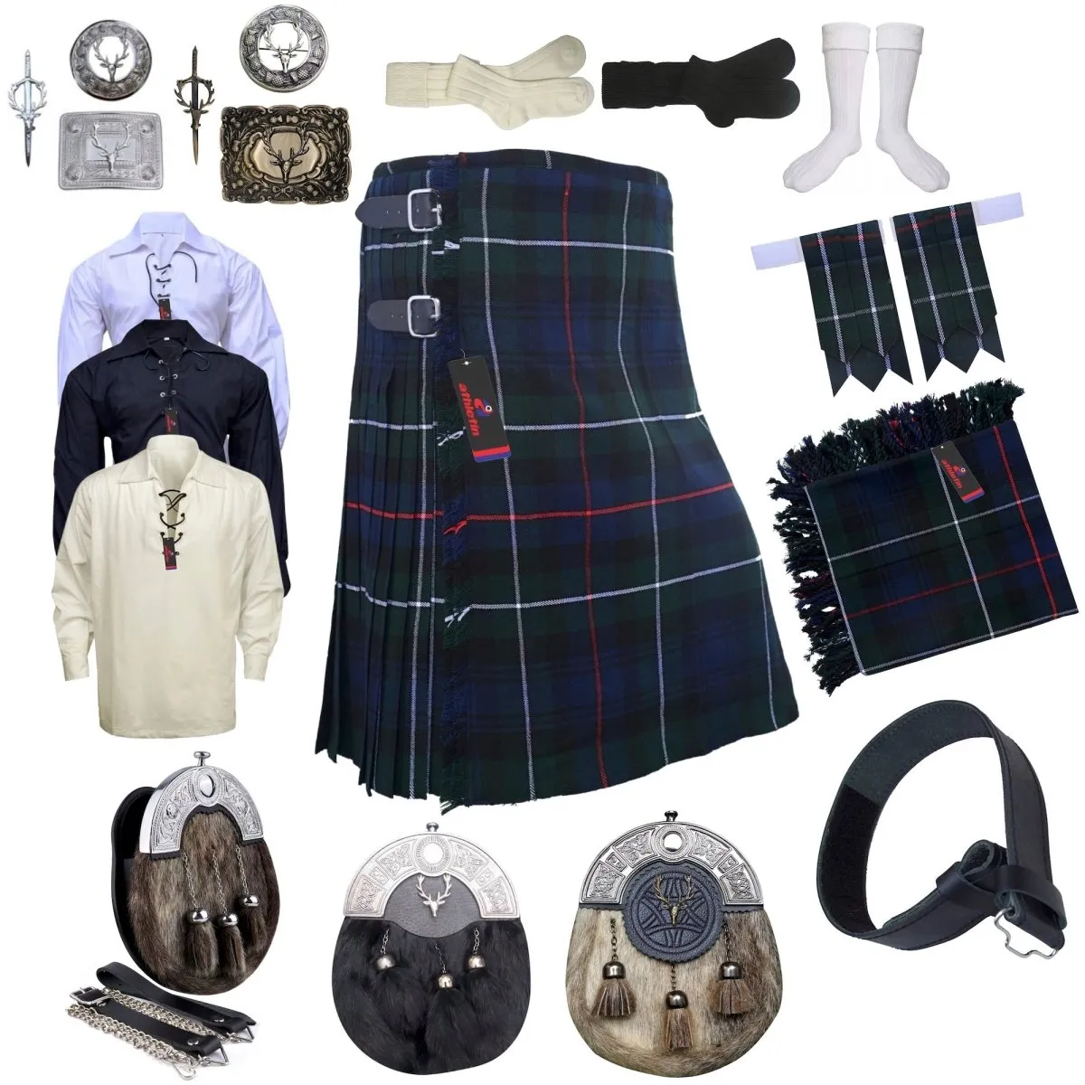 Clan Duncan Tartan Kilt Outfit - Timeless Scottish Elegance