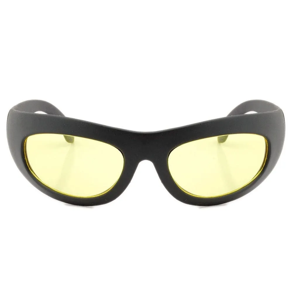 CLANK Matte Black Sports Sunglasses