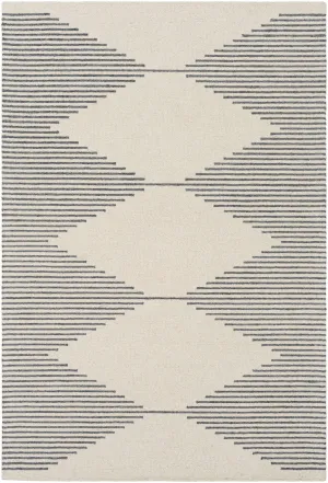 Clapham Beige Diamond Wool Rug