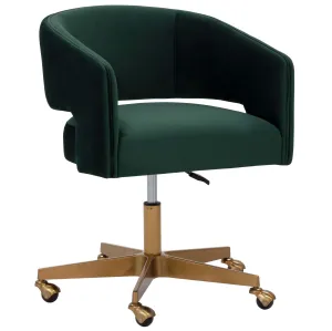 Claren Office Chair, Deep Green Sky