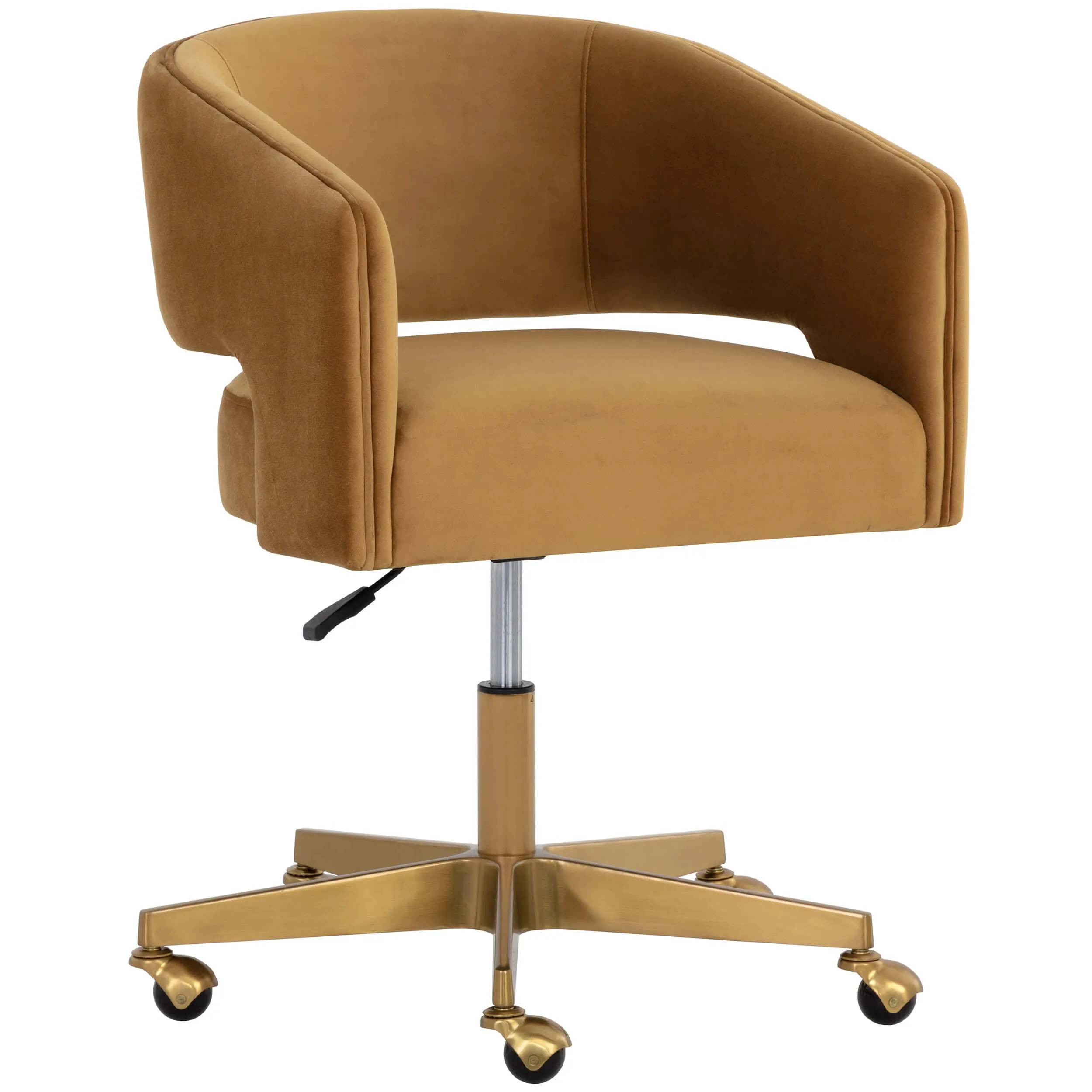 Claren Office Chair, Gold Sky