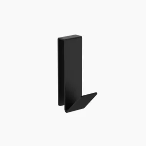 Clark Square Shower Screen Hook - Matte Black