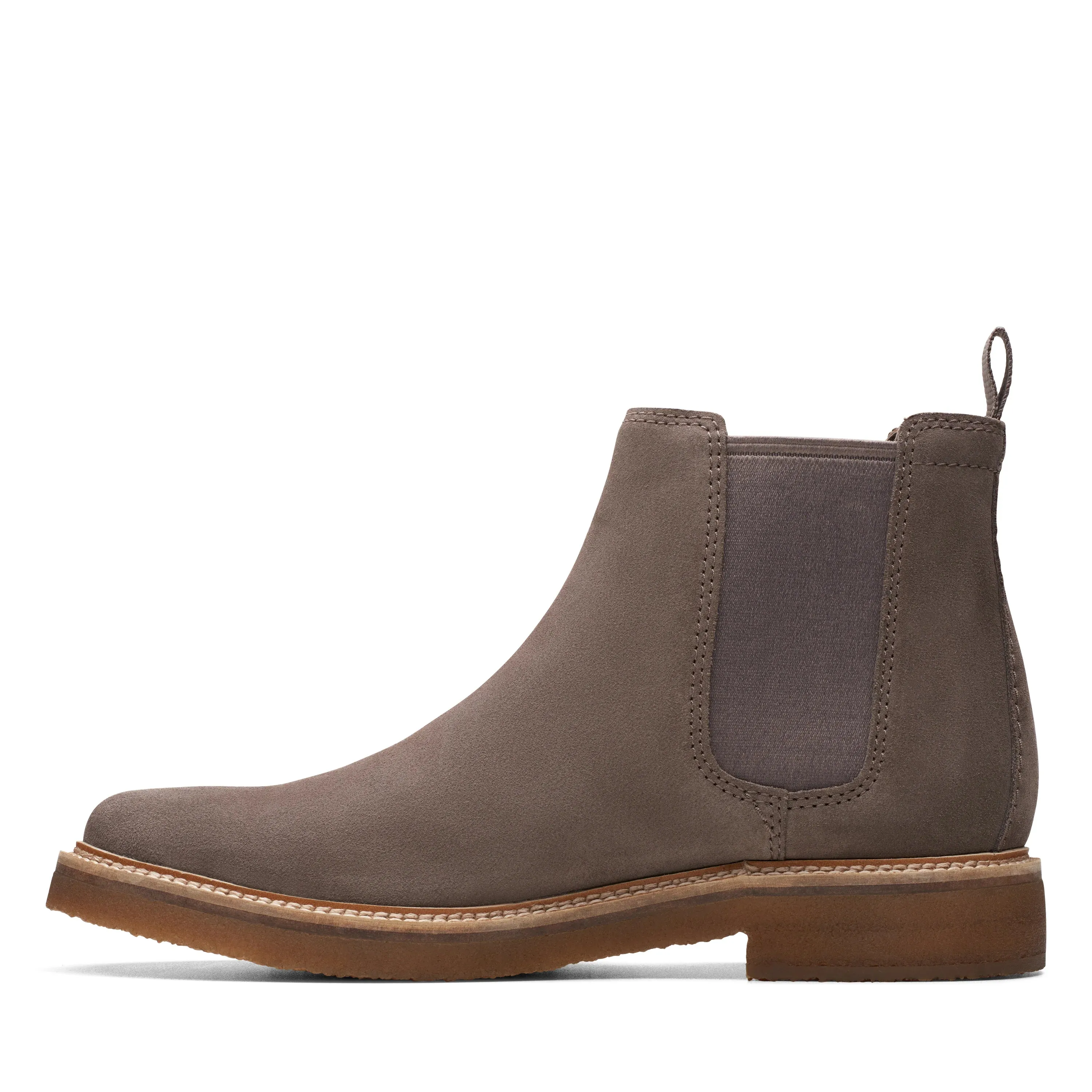 CLARKS | BOTINES CHELSEA HOMBRE | CLARKDALE EASY GREY SUEDE | GRIS