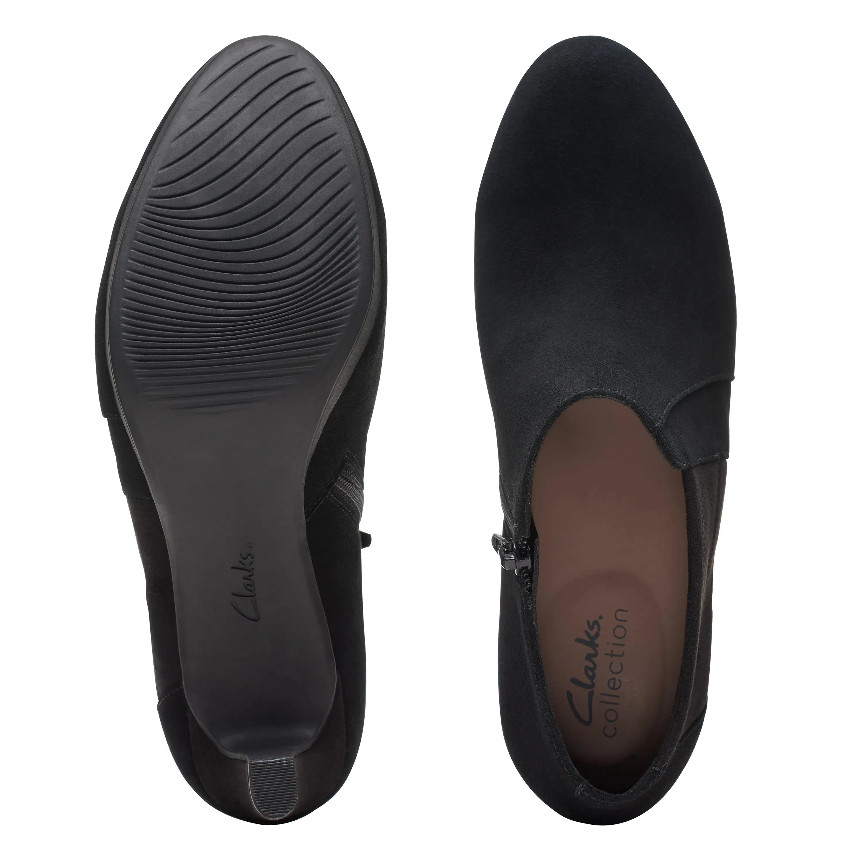 CLARKS | BOTINES MUJER | AMBYR HOPE BLACK SUEDE | NEGRO