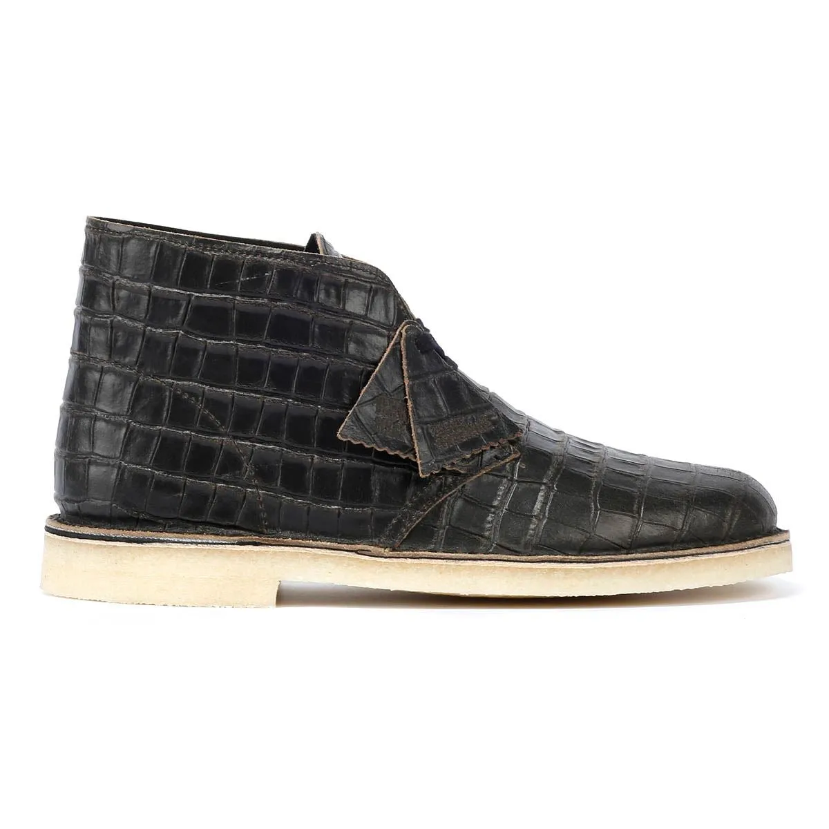 Clarks Originals Desert Harajuku Leather Men's Black Boots