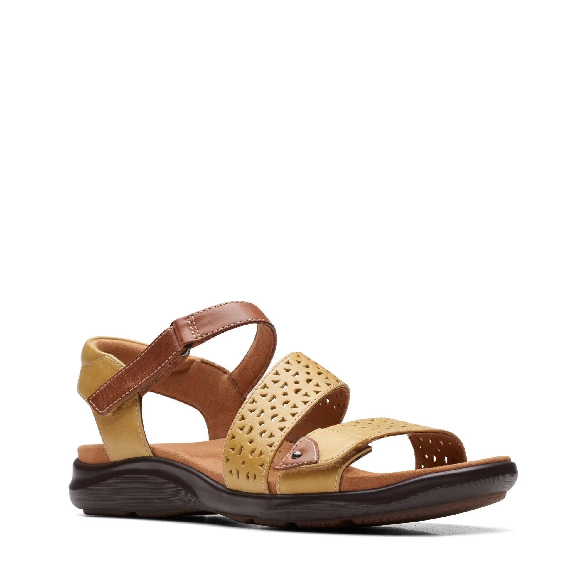 CLARKS | SANDALIAS MUJER | KITLY WAY YELLOW LEATHER | AMARILLO