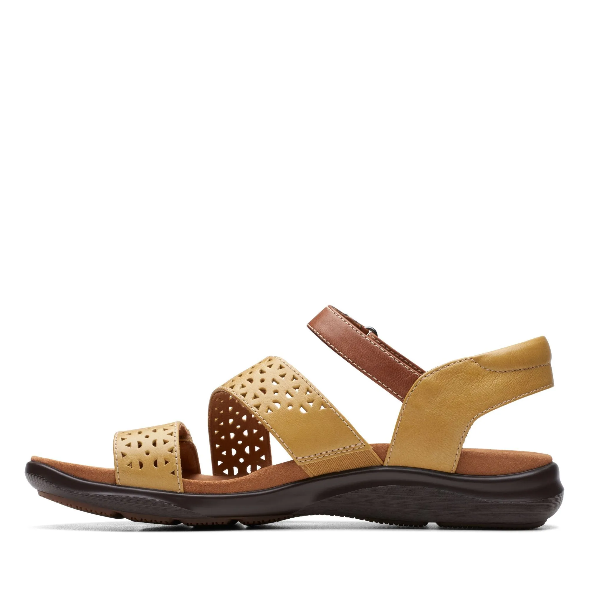 CLARKS | SANDALIAS MUJER | KITLY WAY YELLOW LEATHER | AMARILLO