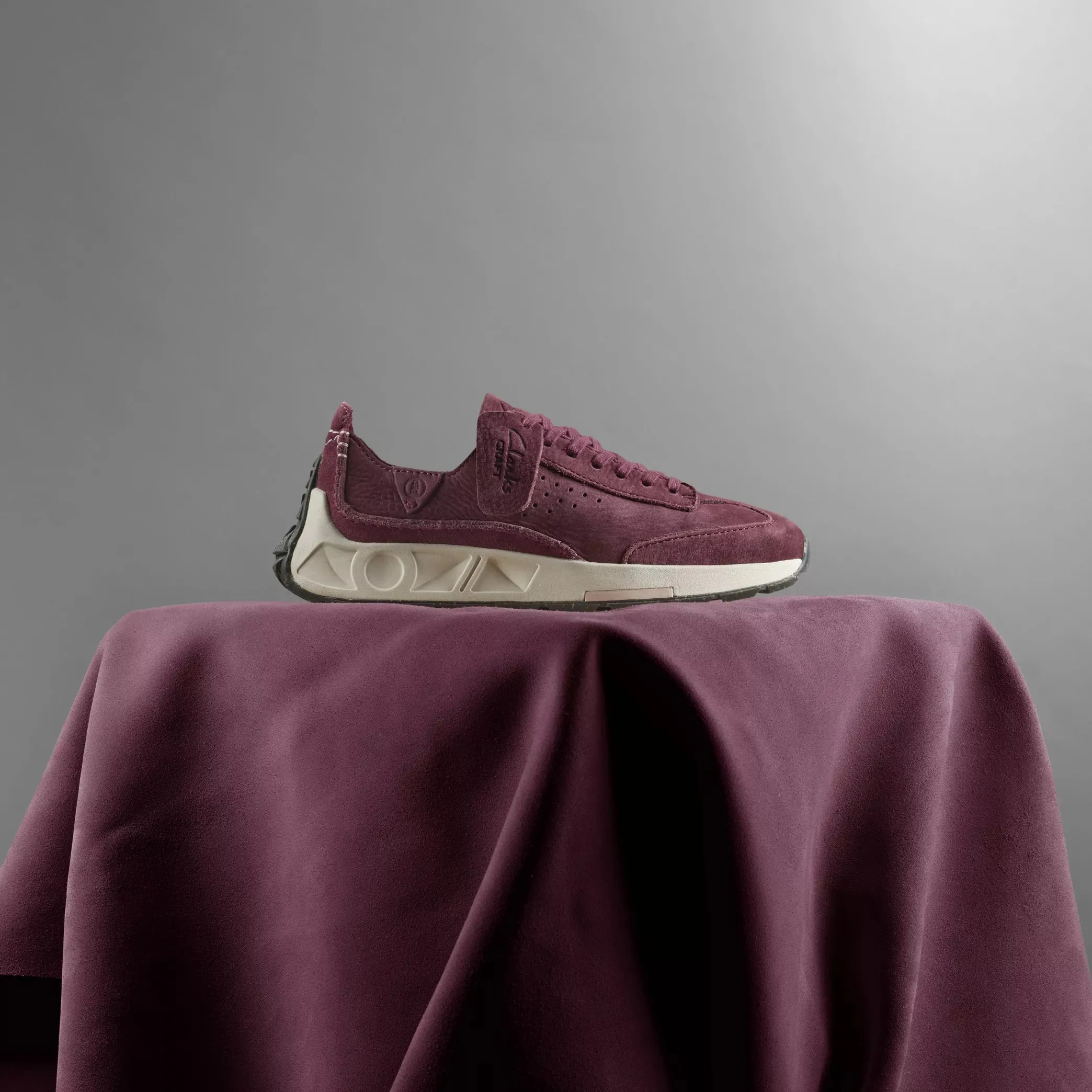 CLARKS | SNEAKERS MUJER | CRAFT SPEED BURGUNDY NUBUCK | ROJO