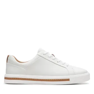 CLARKS | SNEAKERS MUJER | UN MAUI LACE WHITE LEATHER | BLANCO