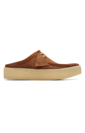 Clarks Wallabee Cup Lo Mule - Tan Suede