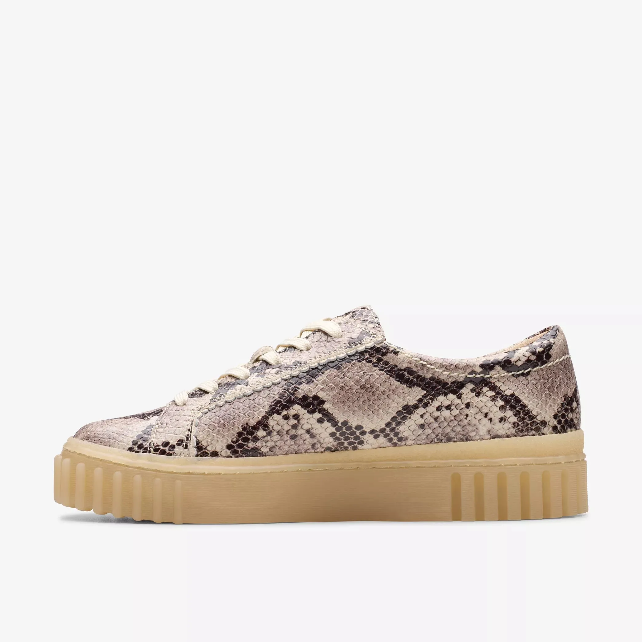 CLARKS | ZAPATOS CASUAL MUJER | MAYHILL WALK GREY SNAKE LEATHER | GRIS