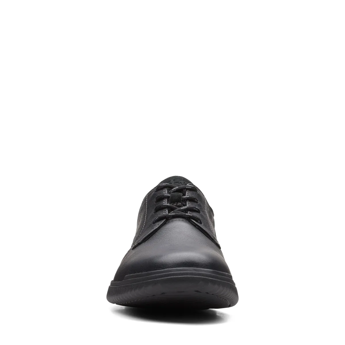 CLARKS | ZAPATOS DERBY HOMBRE | DONAWAY PLAIN BLACK LEATHER | NEGRO