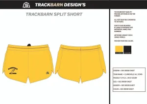 Clarksville-All-Stars Mens Split Track Short