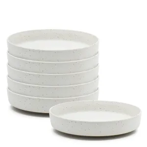 Claro Pasta Bowls 22 x 5cm - Set of 6 - White