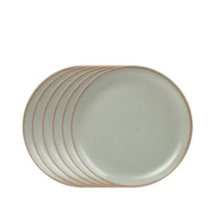 Claro Side Plates 21cm - Set of 6 - Green